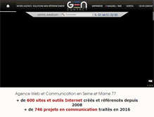Tablet Screenshot of gencontact.fr